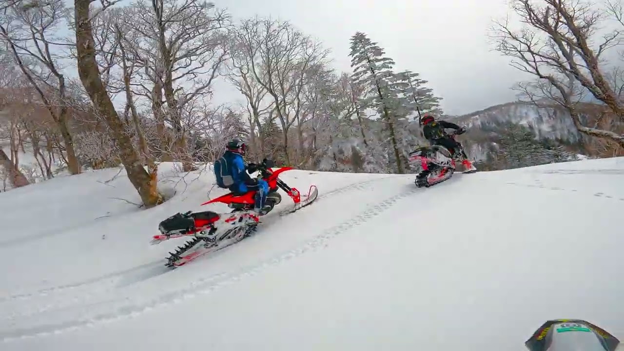 2025年3月16日北海道  道央圏 スノーバイクツアー