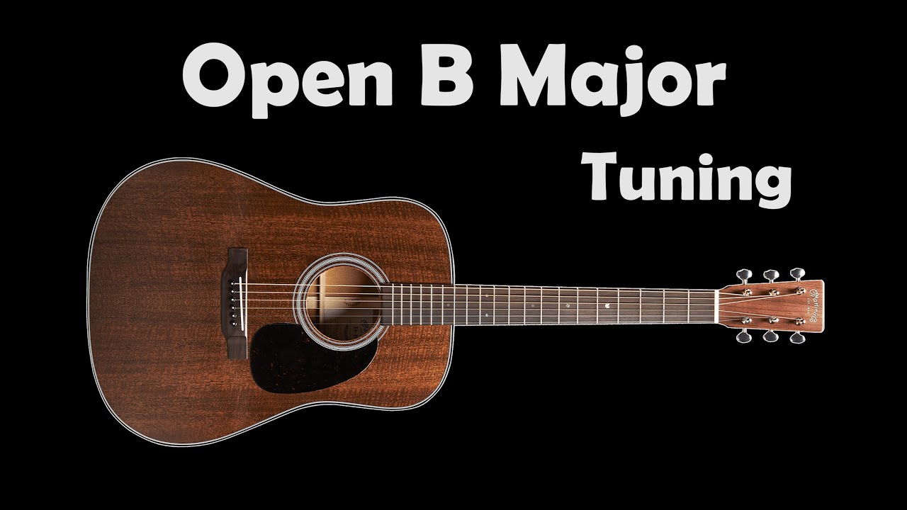 Open B Guitar Tuning - 4K