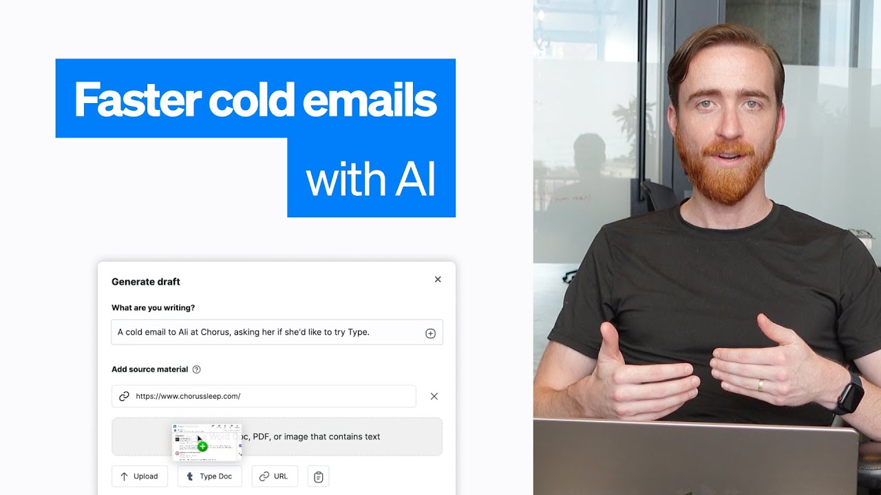 Writing cold emails faster with AI