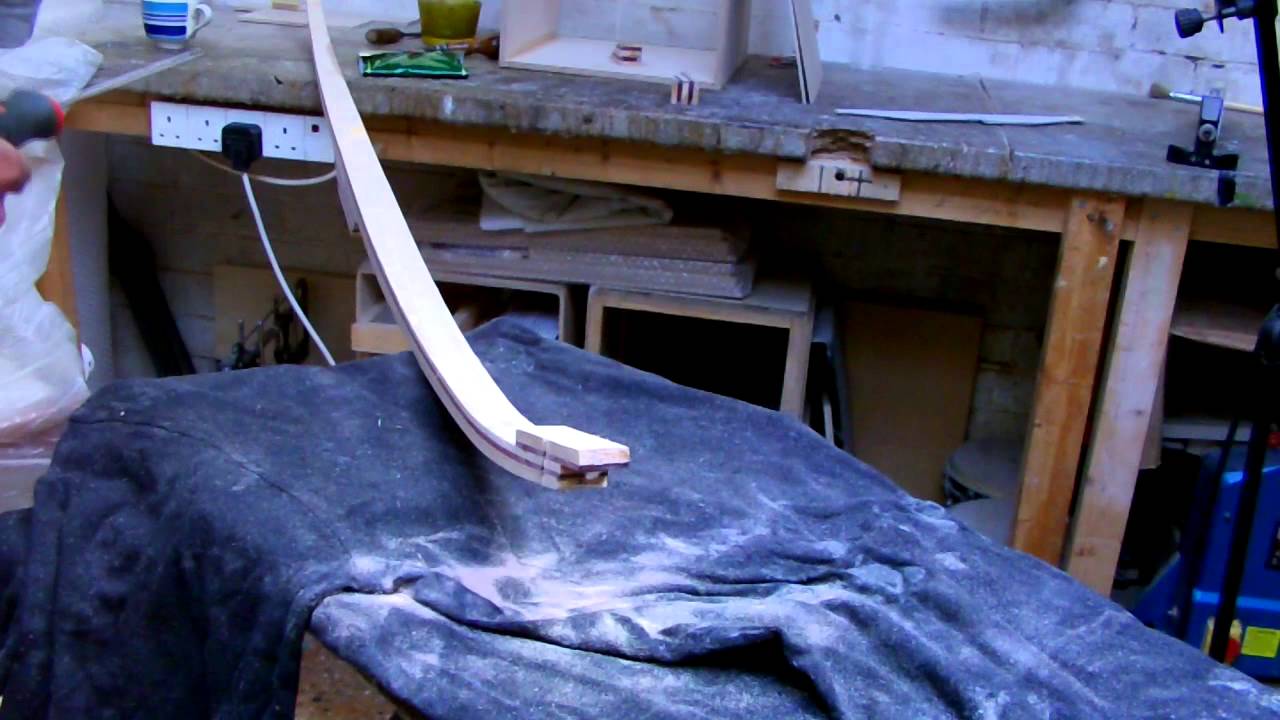 Bow Build Along Part 7 - Ash Purple Heart and Hickory