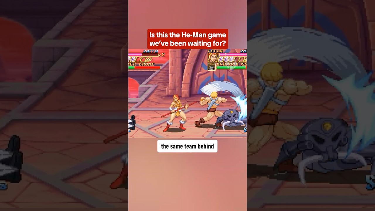 This new He-Man game has the feel of your favorite 90s brawler arcade game! #gamescom2026 #heman