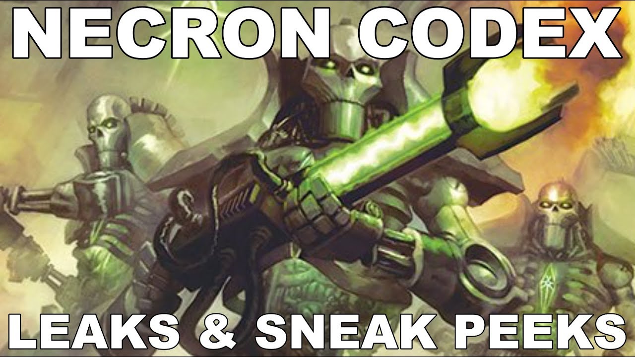 8th Edition Necron Codex Rules Leaks and Sneak Peeks