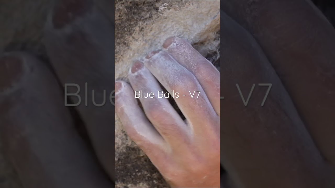 Blue Balls V7 at Flock Hill #shorts