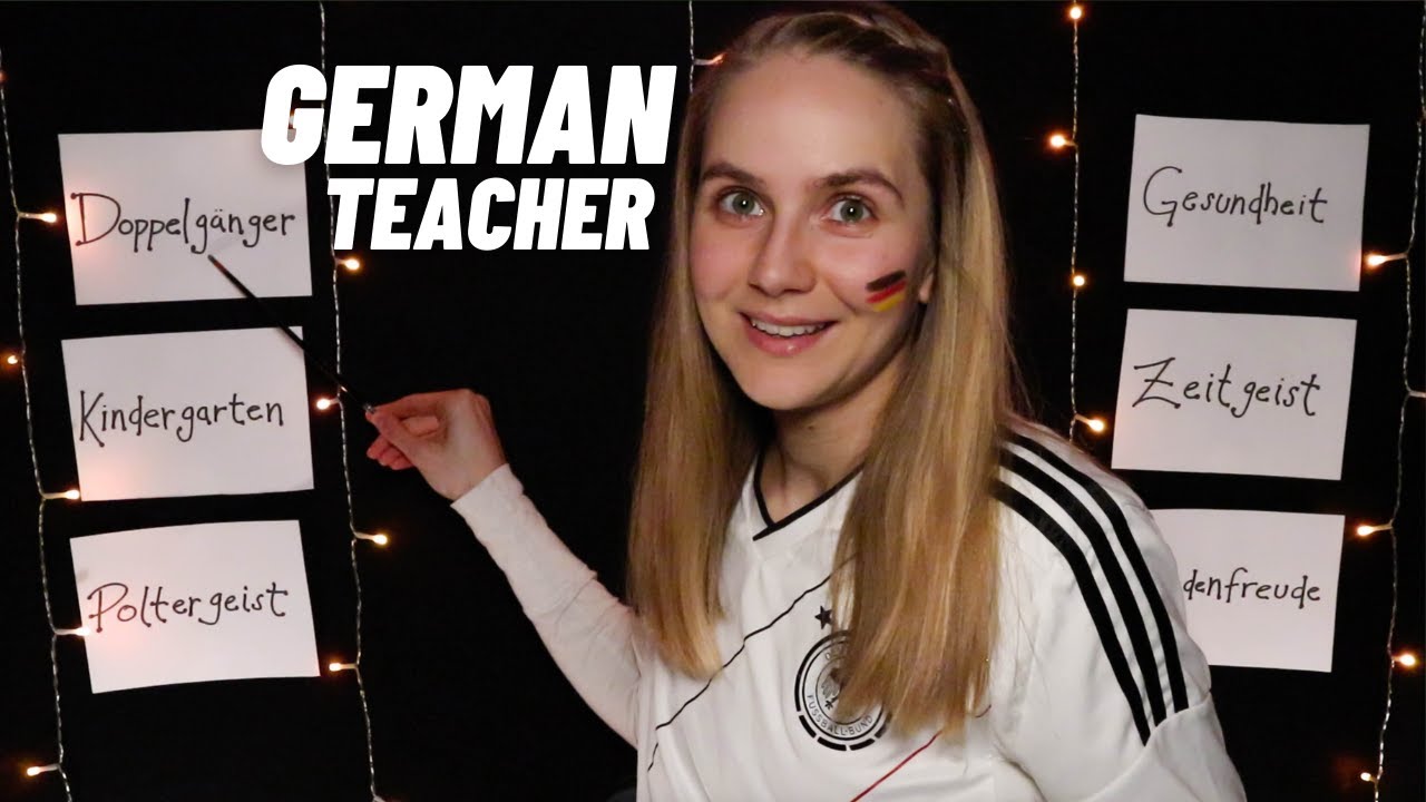 ASMR Relaxing German Teacher | For Sleep & Tingles