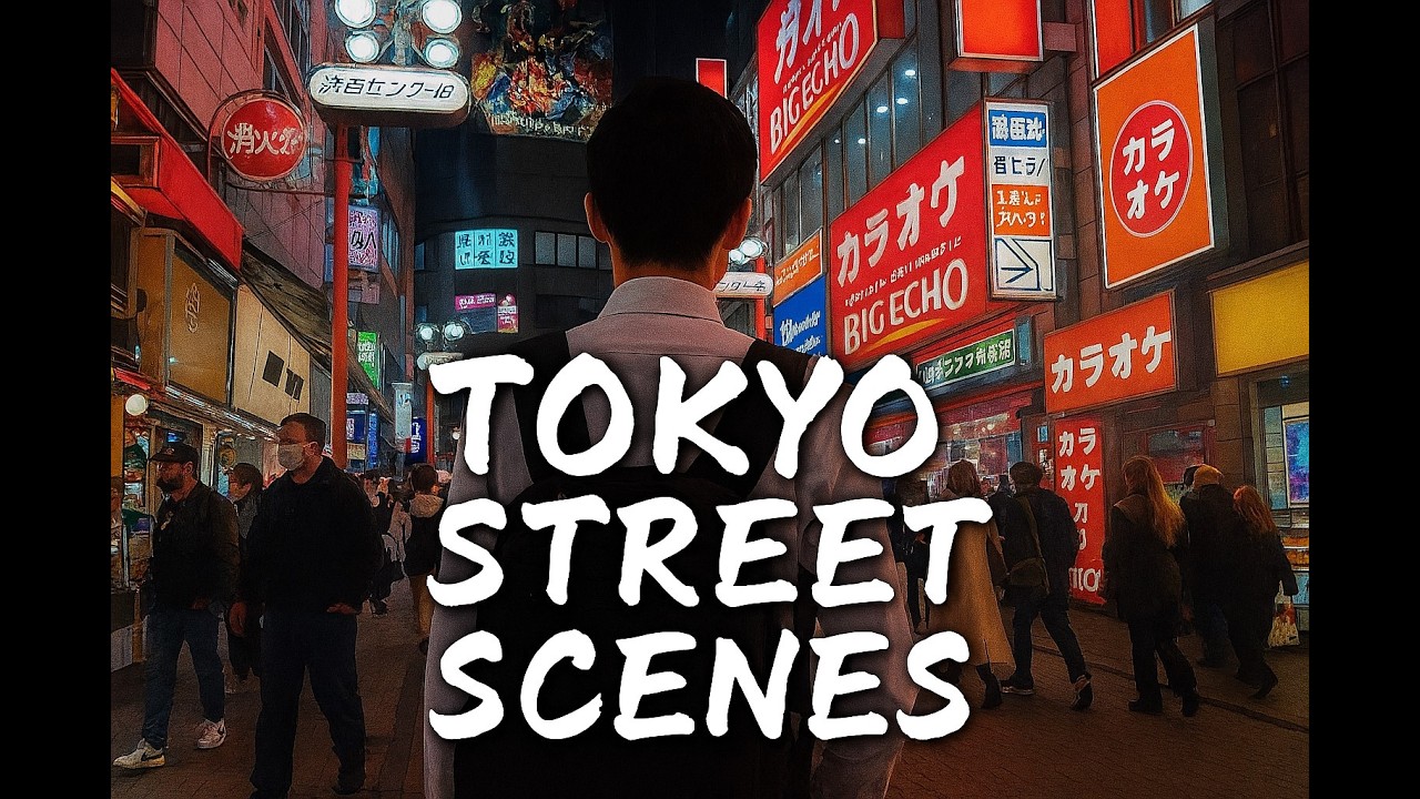 Spend 15 minutes in Tokyo - 9 areas, which district is your favourite? - Ambient sounds