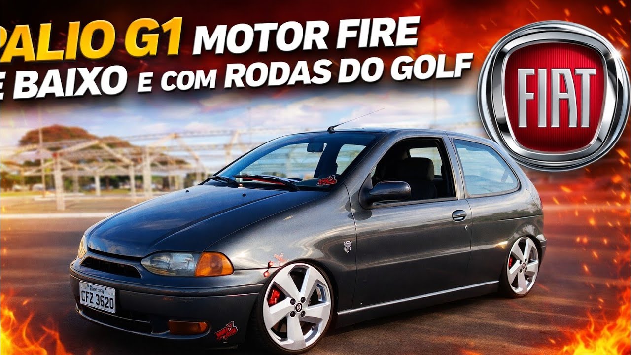 Palio G1 com motor fire ,fez o projeto com suspensão rodas de Golf e tá deixando zero.