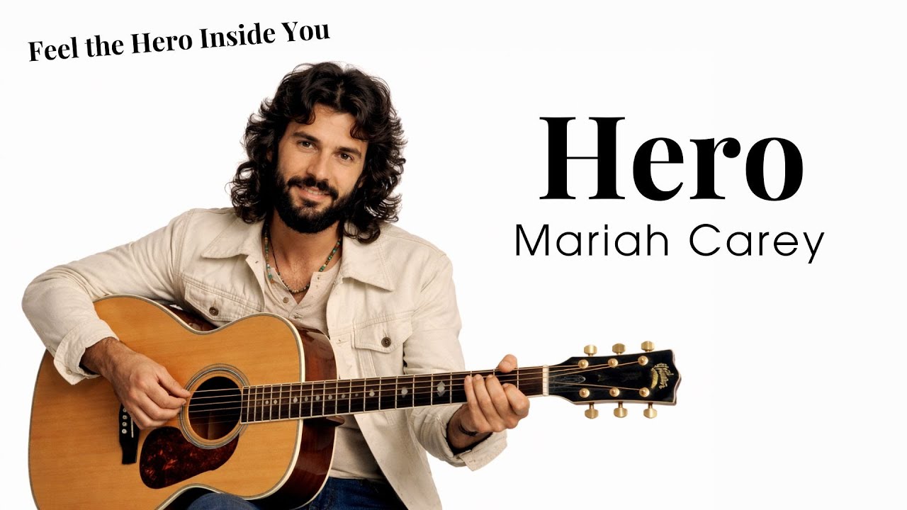 (SLOW SPEED) Hero - Mariah Carey - Fingerstyle Guitar Tutorial TAB