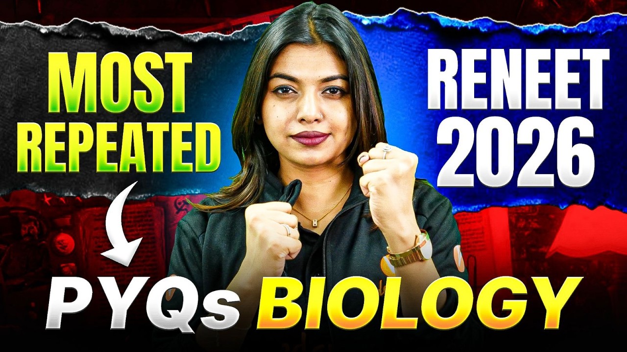 Re-NEET 2026 Biology: Most Repeated PYQs You Cannot Afford to Skip! 🩺| Gopika Mam