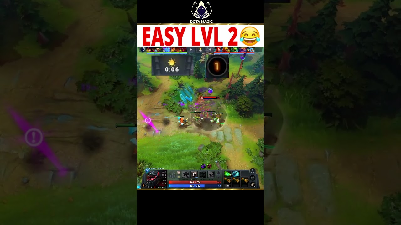 Good trick to win the lane 😂 #dota2