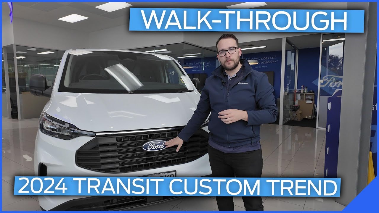 All-New 2024 Ford Transit Custom Trend Walkthrough | Features & Highlights with Aaron