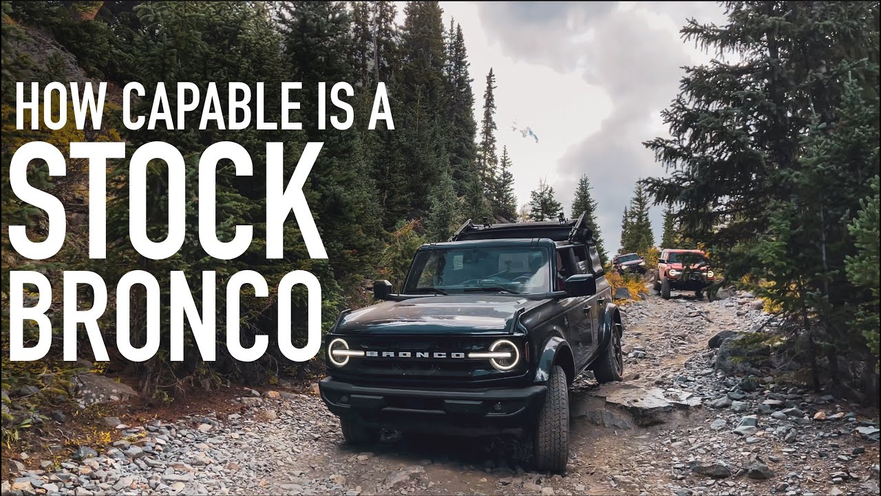 Worlds 1st STOCK Outerbanks 2021 Ford Bronco Tincup Pass Colorado overland adventure.