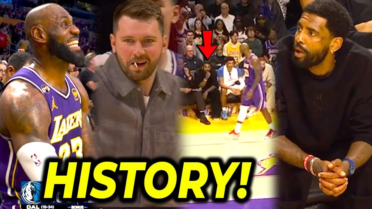 Hinabol ni LeBron ang RECORD, historic night! | Staredown kay Kyrie si LBJ!