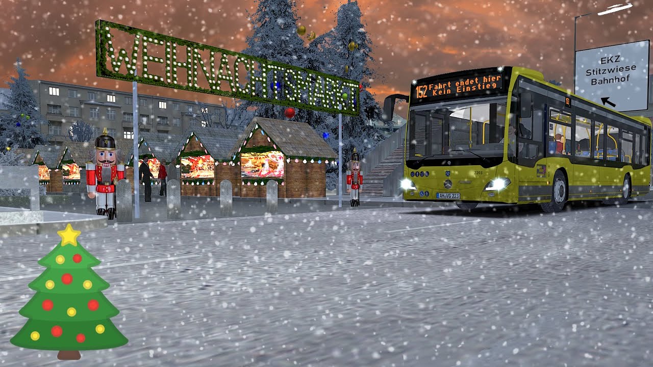 OMSI 2 Abendliche Weihnachtsmarkt-Stimmung 🚌 | #1301