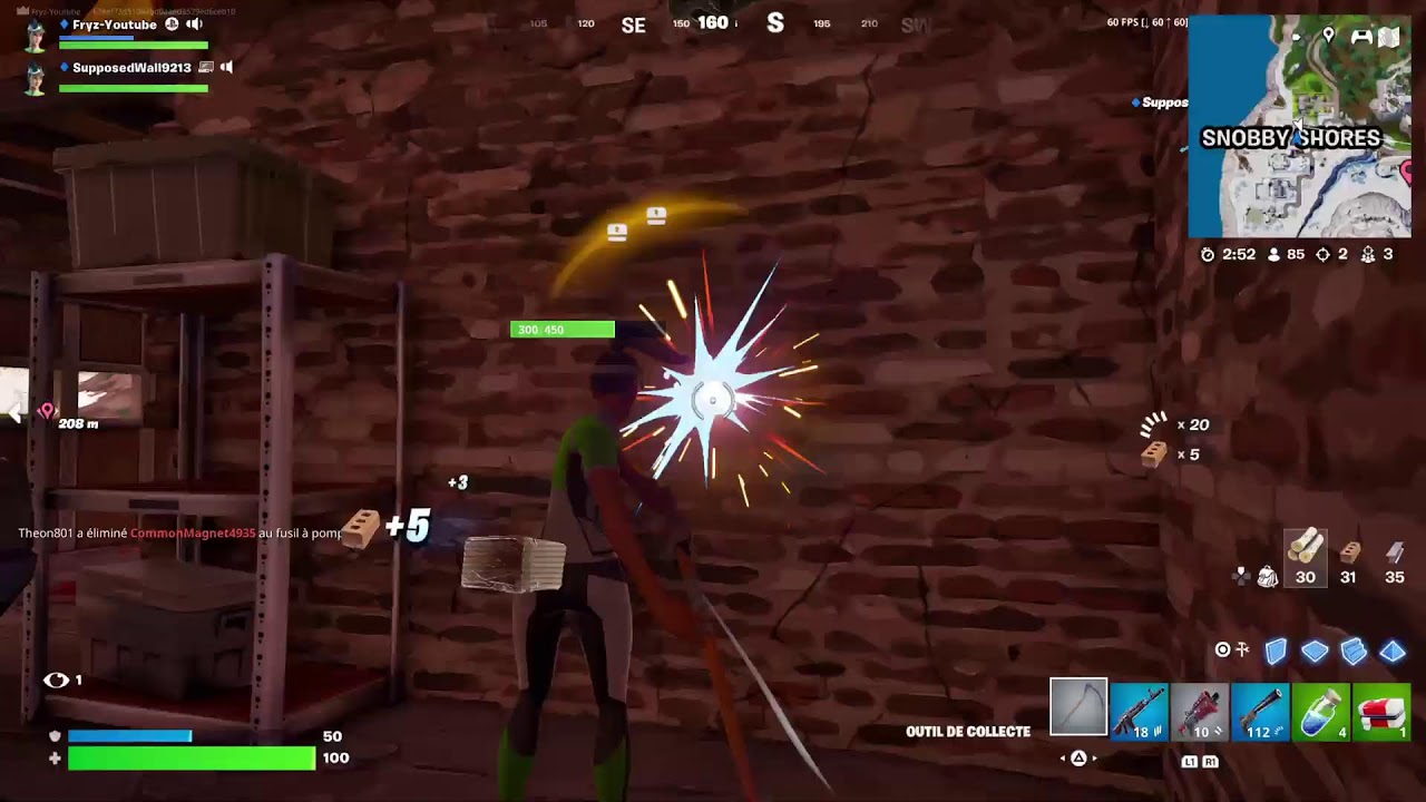 Fortnite a la manette