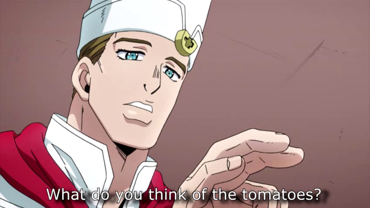 Josuke and Okuyasu go eat italian food