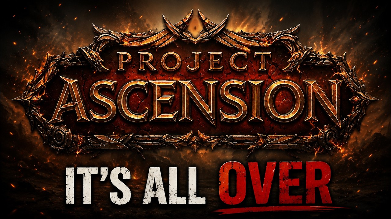 Blizzard победили. Ascension закрывается.