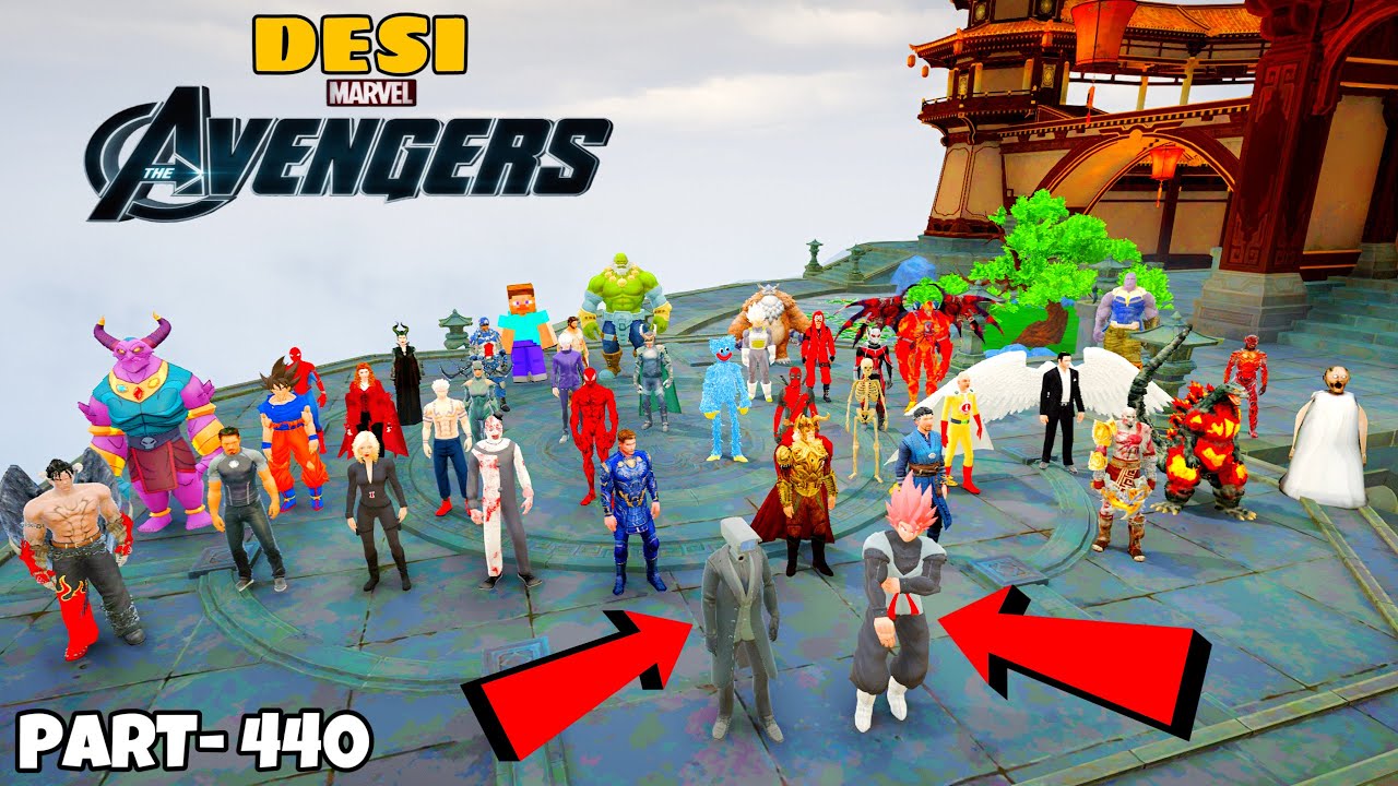 DESI Avengers vs Black Goku Return from Hell Epic Showdown in GTA 5 | GTA V MODS #440
