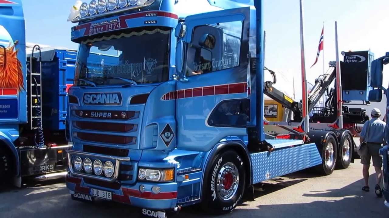 Fabas Magazines 40 years celebration with Show And Vintage Trucks In Karlskrona Sweden