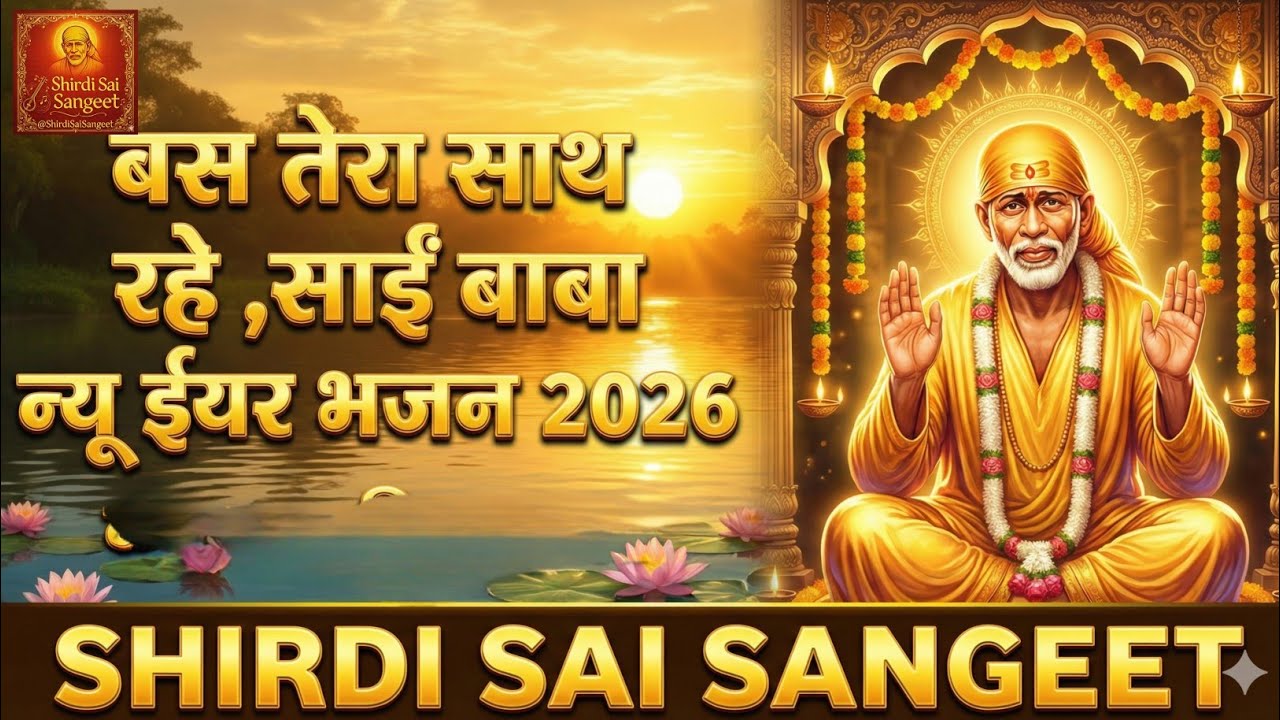 नए साल की शुरुआत इस भजन से करें 🙏| साईं बाबा न्यू ईयर भजन 2026 |बस तेरा साथ रहे | 