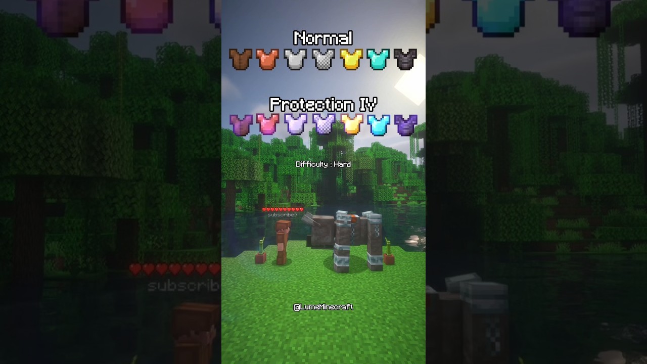 ARMOR vs RAVAGER!🛡️#minecraft #gaming