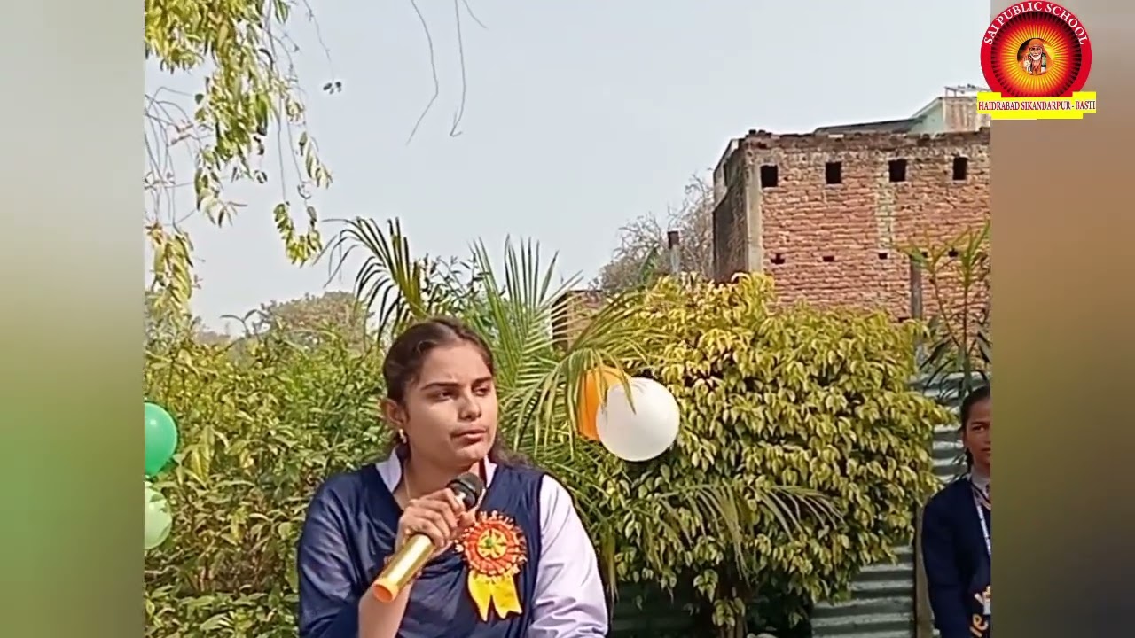 Speech by Vanshika Ma'am on Republic Day ll Sai Public School ll 