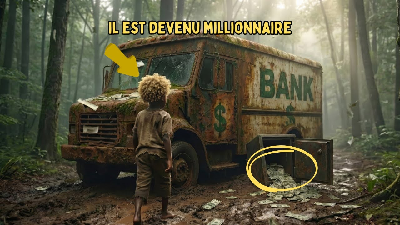 Un orphelin se réfugia dans un camion blindé abandonné et y découvrit un trésor de millions