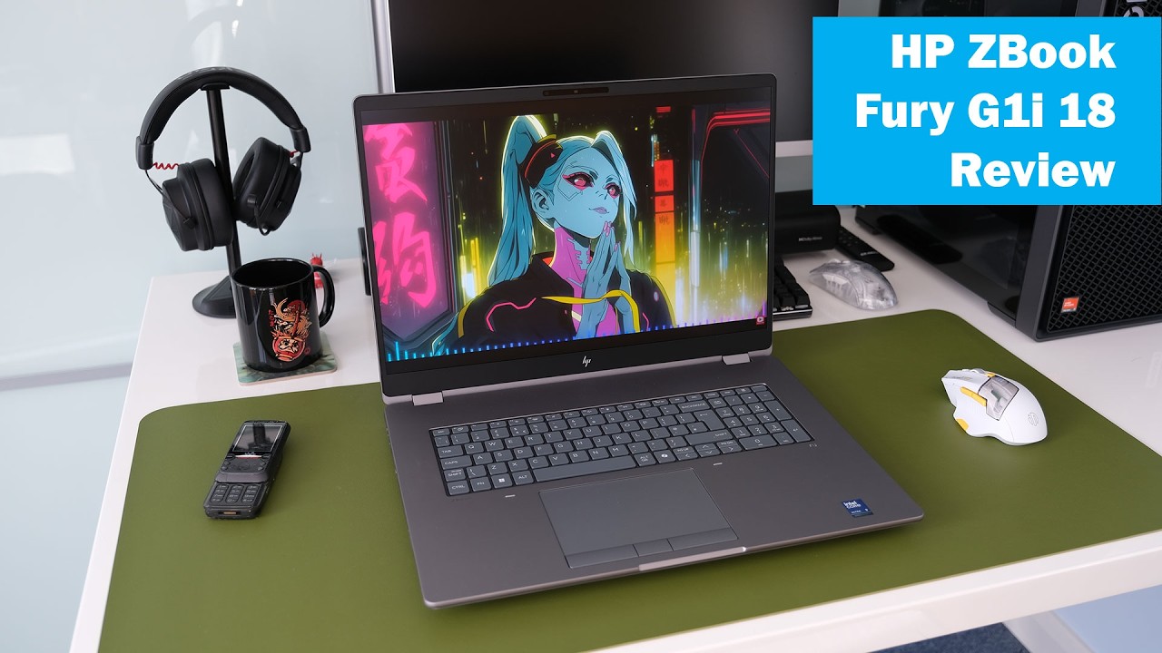 Обзор HP ZBook Fury G1i 18 (18-дюймовая рабочая станция-монстр!)