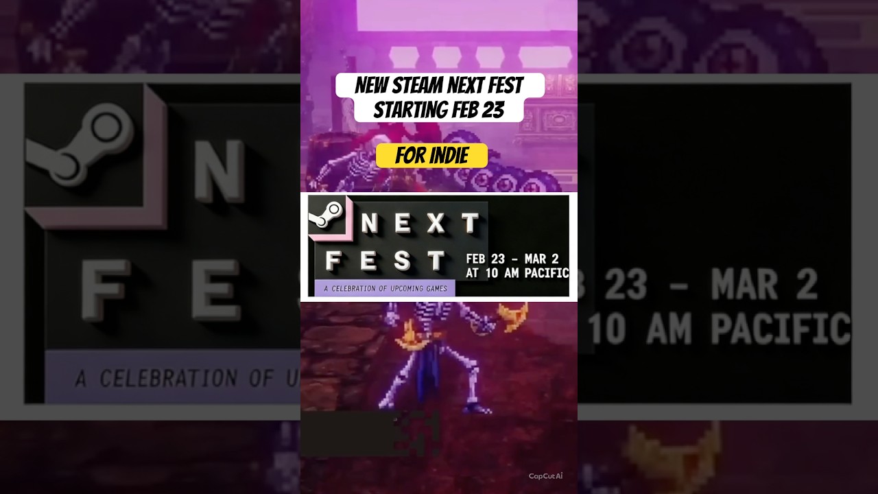 New Steam Next Fest staring Feb 23 until March 2nd #steam #indiegames #gaming #indiegame #games