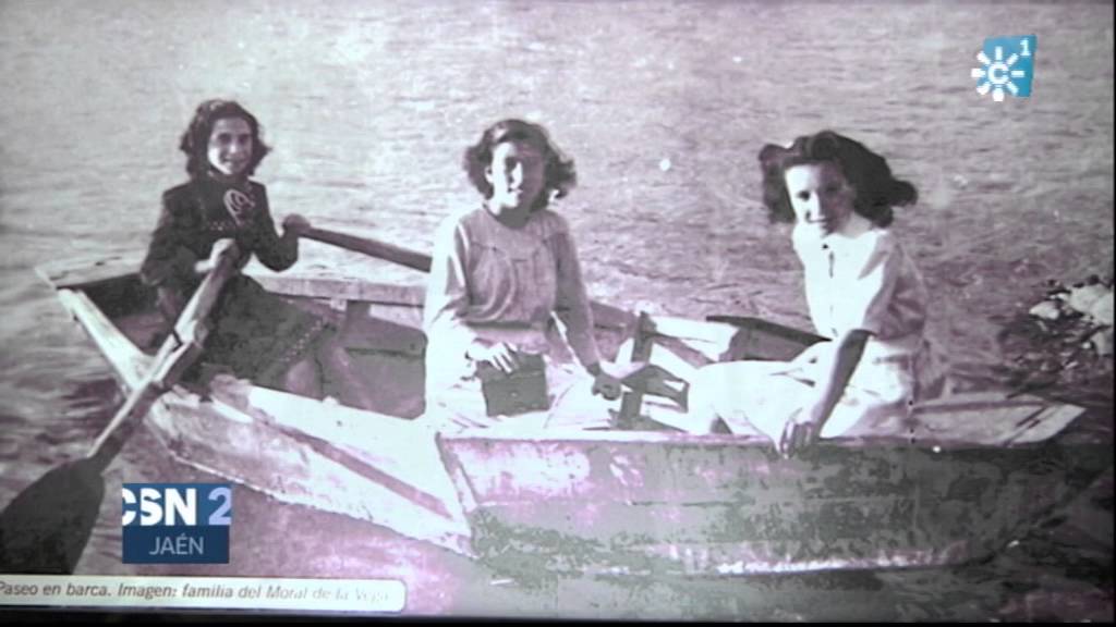 Villanueva de la Reina y  el Guadalquivir en una foto del pasado