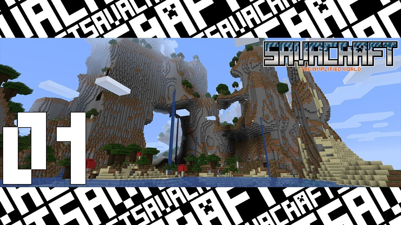 【SAVACRAFT】01 新しい世界:Amplified Multi【マインクラフト】
