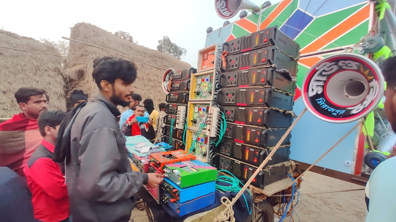 আজ সাউন্ড কিং নতুন বক্স 10টা1000 দিয়ে মালিক পাপাই দা সজল দা সেটিং করছে//sound king new box