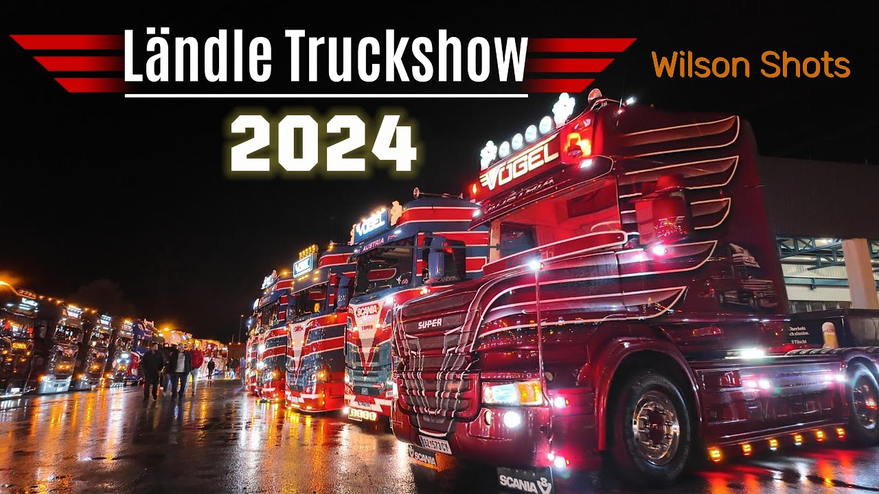 L&auml;ndle Truckshow 2024 V&ouml;gel Transporte | Night Aftermovie