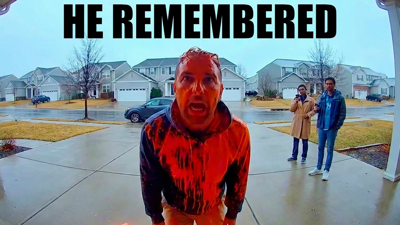 Panic Hit Instantly 😳 #ringcamera #funny #xmas #ringfootage #trendingnow #unexpected
