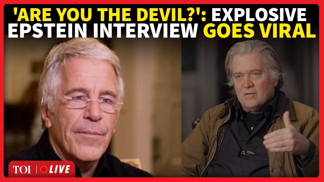 'ANSWER IN YES OR...': Jeffrey Epstein's Interview Goes VIRAL With Steve Bannon | Epstein Files