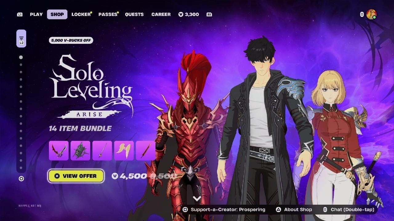 *NEW* Solo Leveling skins (2/20/26)