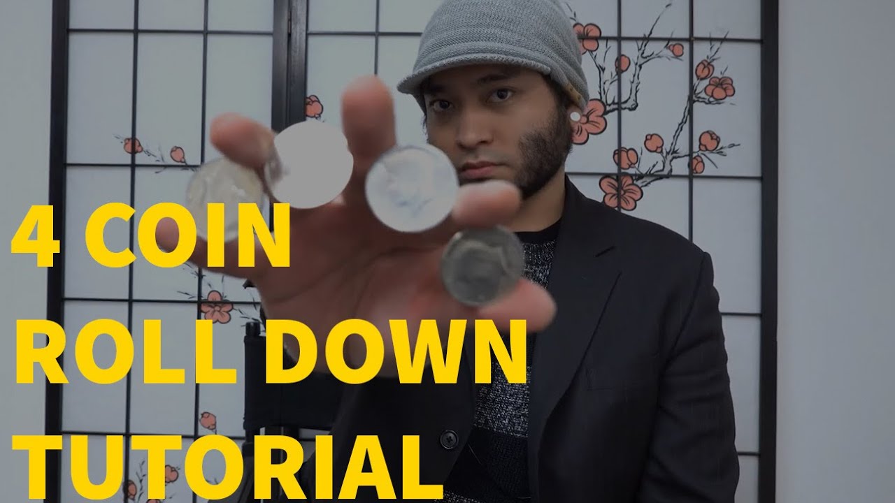 4 Coin Roll Down (Out & In) Tutorial - Free Deck Giveaway!