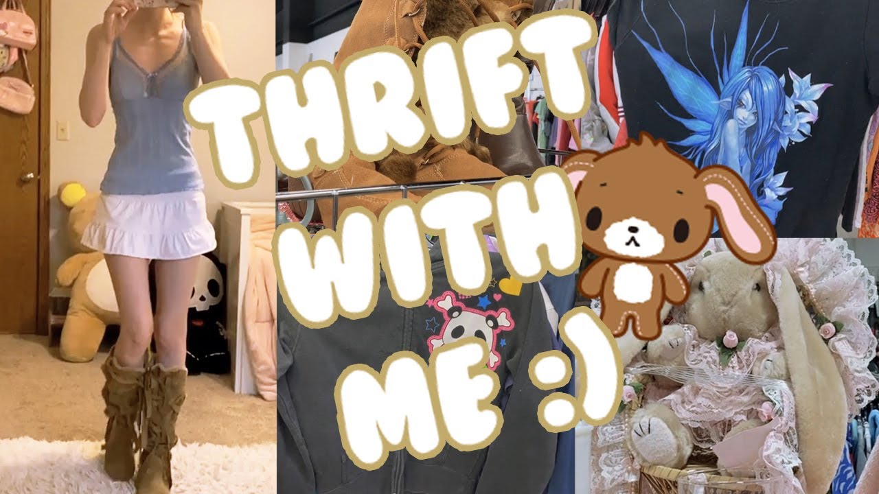 Thrift With Me 8 - Softgirl / Fairycore / Egirl / Scene / Kawaii Fashion