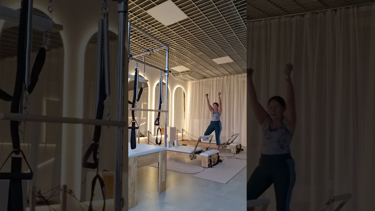 Пилатес на Реформере. 💪🧘‍#пилатес 