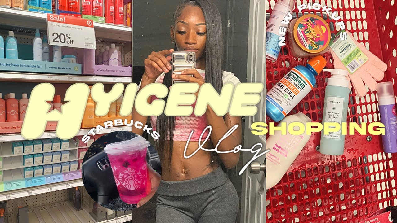 HYGIENE SHOPPING VLOG ☆ | target run + starbucks + new products + haul