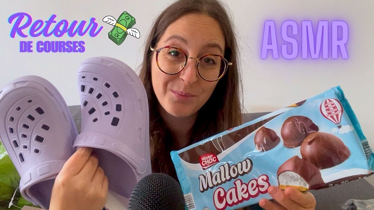 ASMR - ENORME Retour de Courses et Concours 🎁