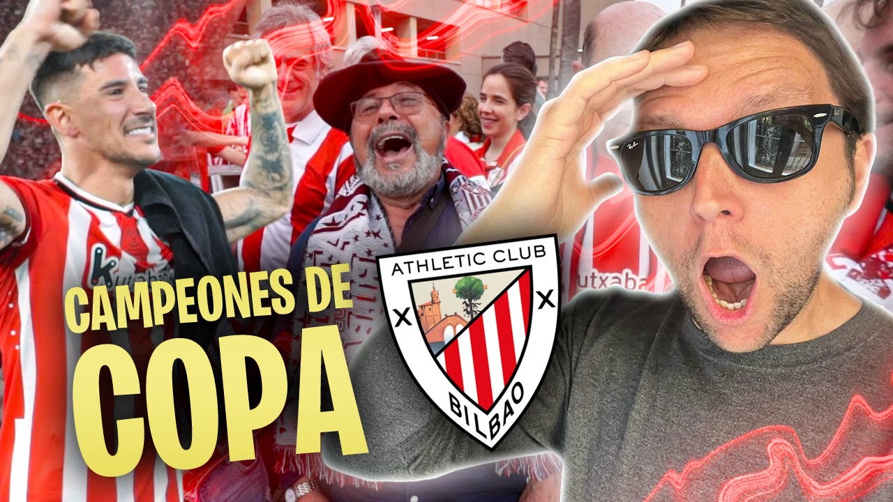 Athletic Club de BILBAO · Sus Hinchas en un Día Histórico en la COPA del REY 🦁