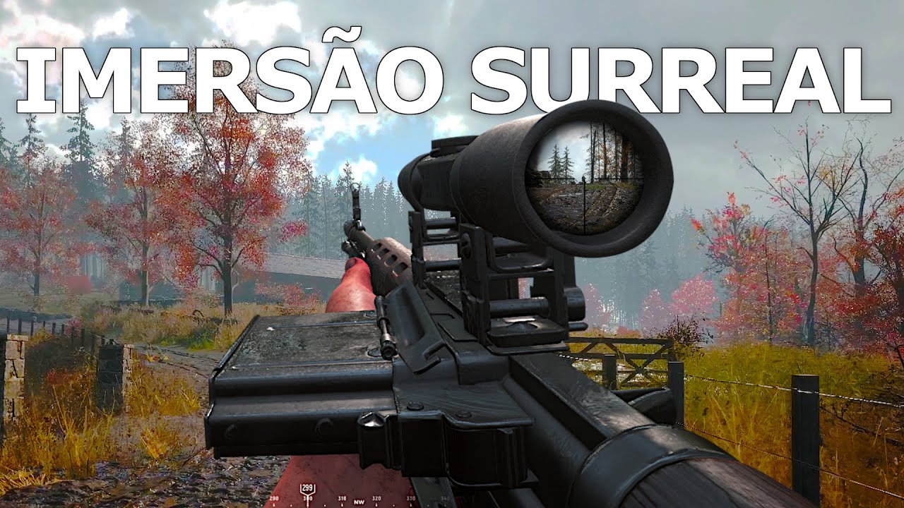 Essa sniper de paraquedista traz uma imersão surreal - Hell Let Loose