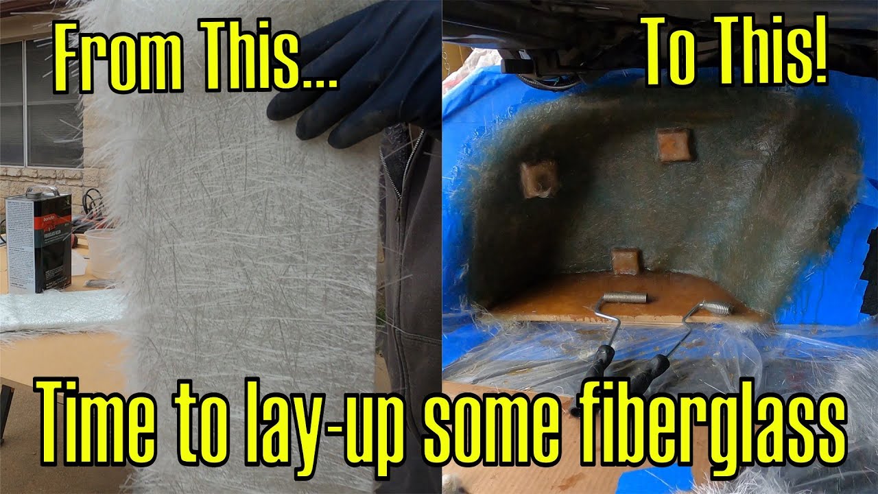 2019 Honda Civic Laying-up fiberglass for a subwoofer enclosure!