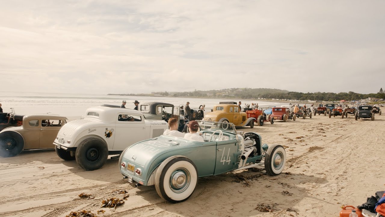 Low Tides & High Vibes Rattletrap VII - 100’s of Hot Rods on the Beach!