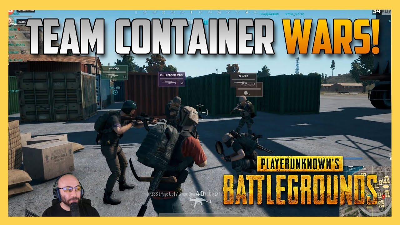 NEW: Team Container Wars! - PUBG - PlayerUnknown's Battlegrounds | Swiftor