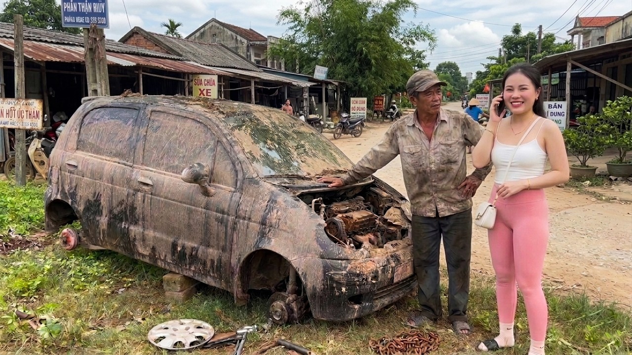 I repaired and restored an old, abandoned Daewoo Matiz for $2000