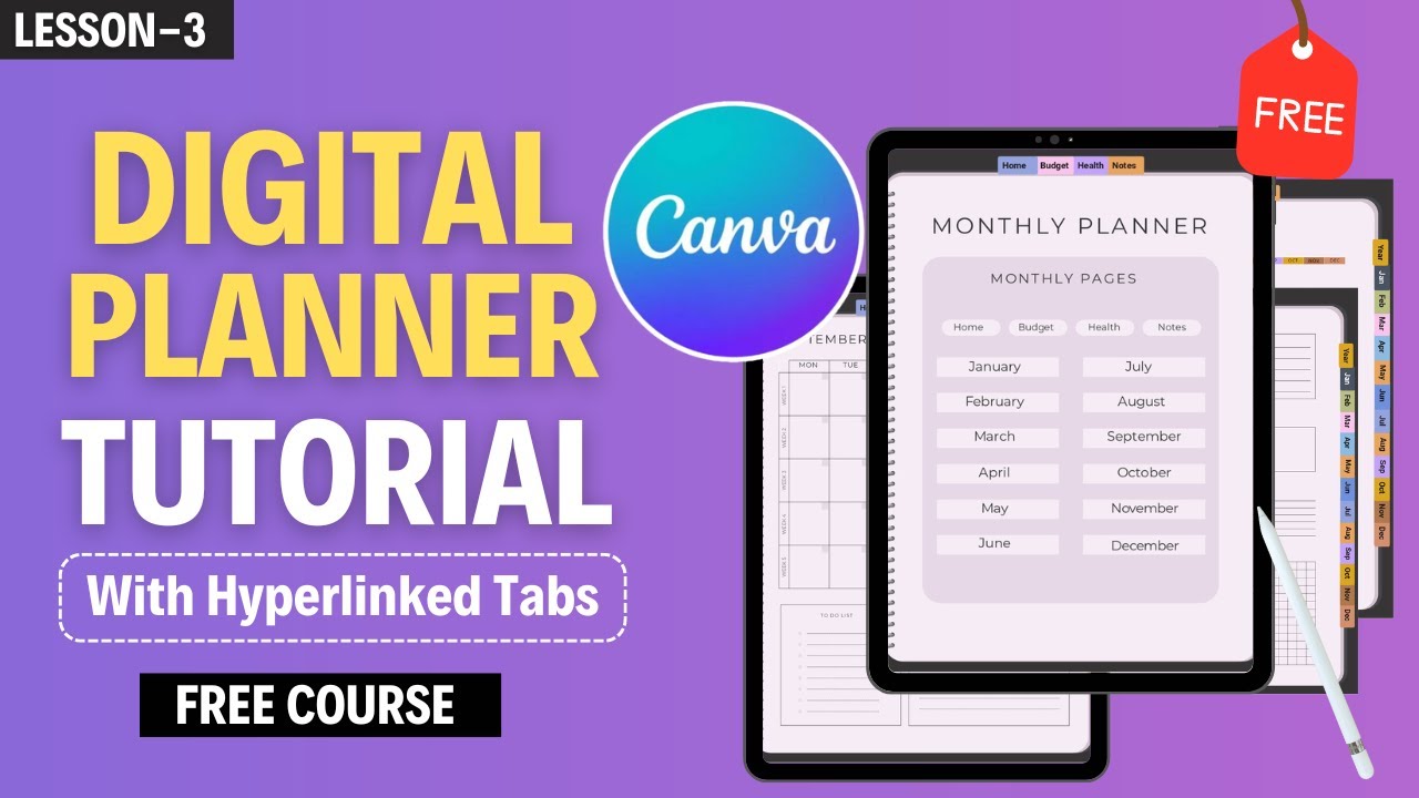 Digital Planner Tutorial For Beginners | Lesson 3 : Top Tools to Create Digital planner