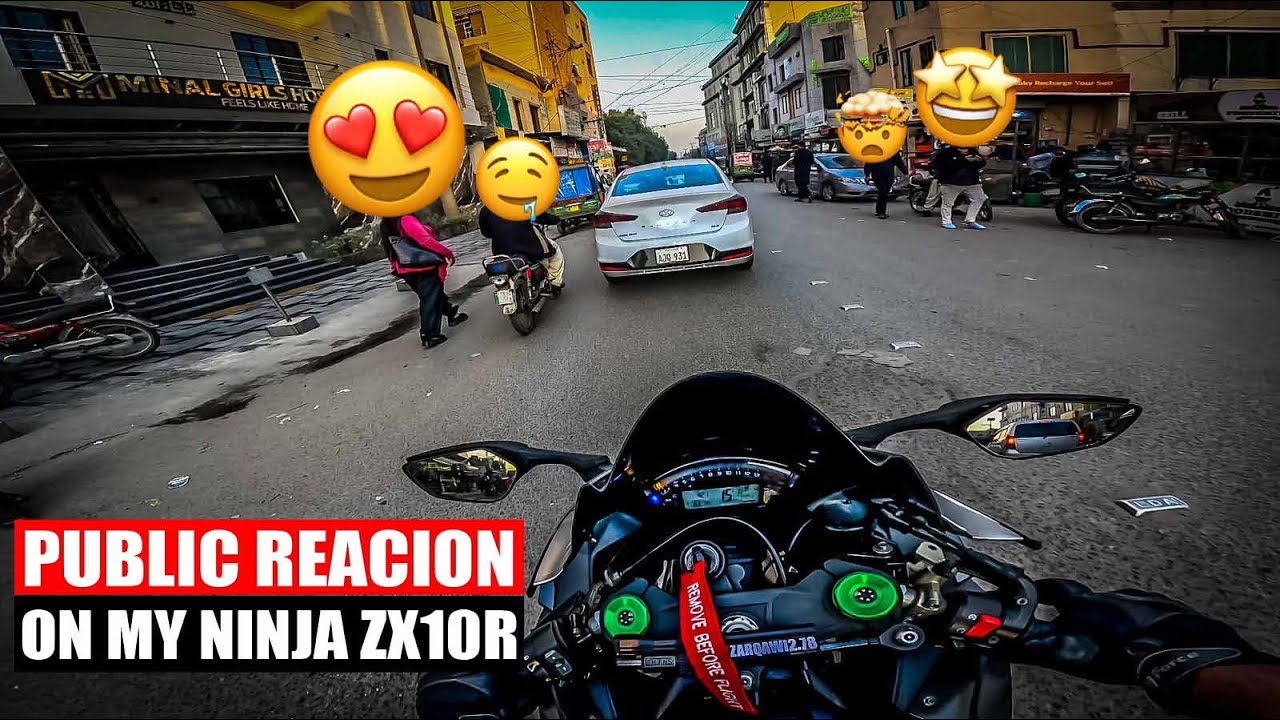 Epic Public Reaction on Kawasaki Ninja ZX10-R