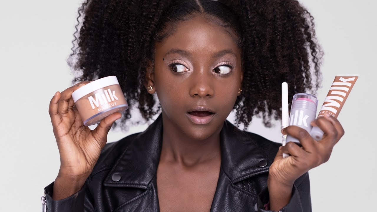 KHERIS ROGERS'S FIRST MAKEUP TUTORIAL | MILK MAKEUP X #FLEXININMYCOMPLEXION