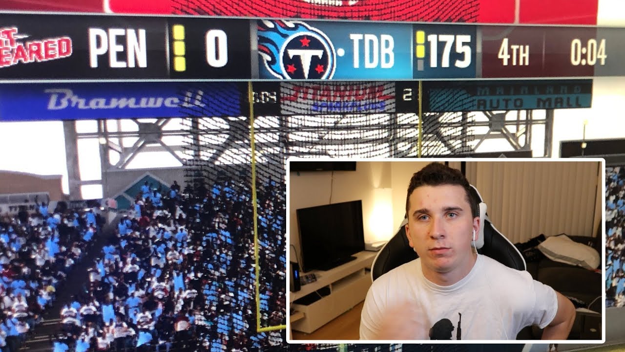 I scored 175 points in a online madden 19 game..
